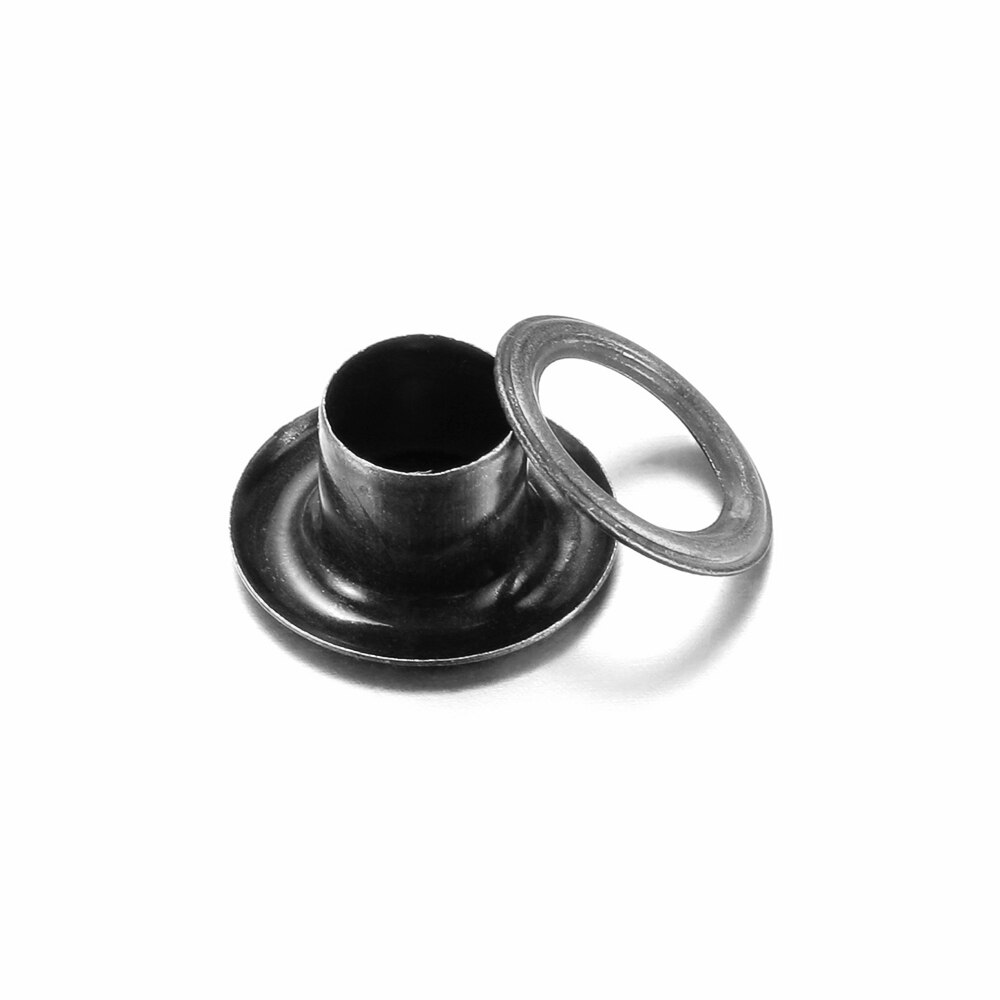 Juego de 50 botones de ojal redondos de Metal, ojales, hebilla de cinturón de cuero, hebillas de remache artesanales, zapatos de bebé, accesorios de costura de ropa