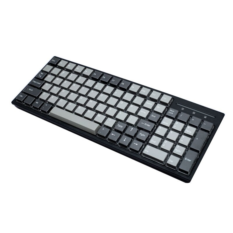 All in One Industrial Keyboard Desktop Laptop USB Half Cap Key Wired Keyboard Small Keyboard Industrial Key