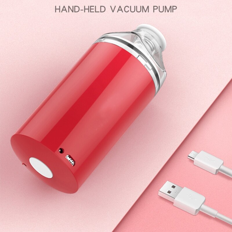 Handheld Food Vacuum Sealer Packaging Machine Mini Film Container Packer USB Rechargeable Kitchen Supplies