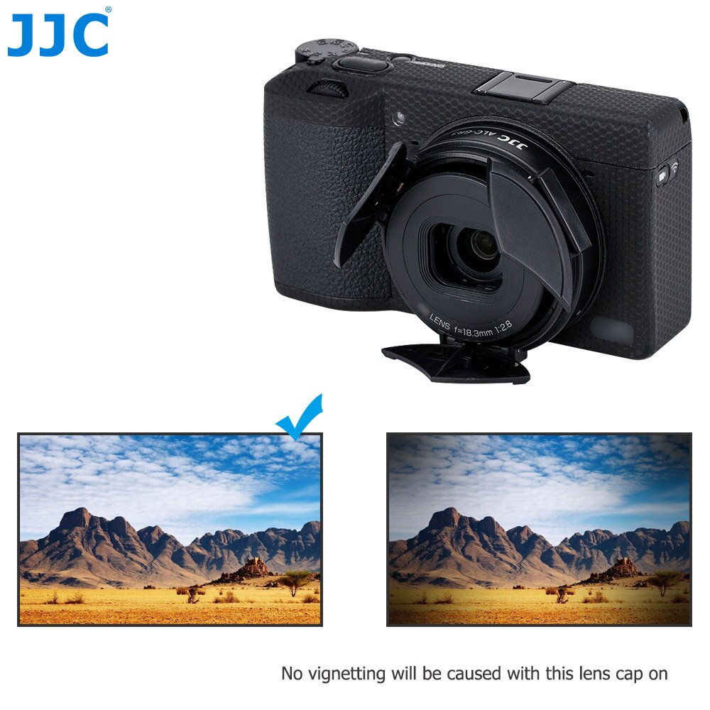 JJC-Tapa de lente automática para cámara Ricoh GR III GR3 GR IIIx GR3x, soporte Protector, accesorios de fotografía