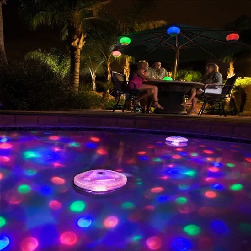 Onderwater Led Disco Verlichting Glow Show Zwembad Tub Spa Knipperende Lamp