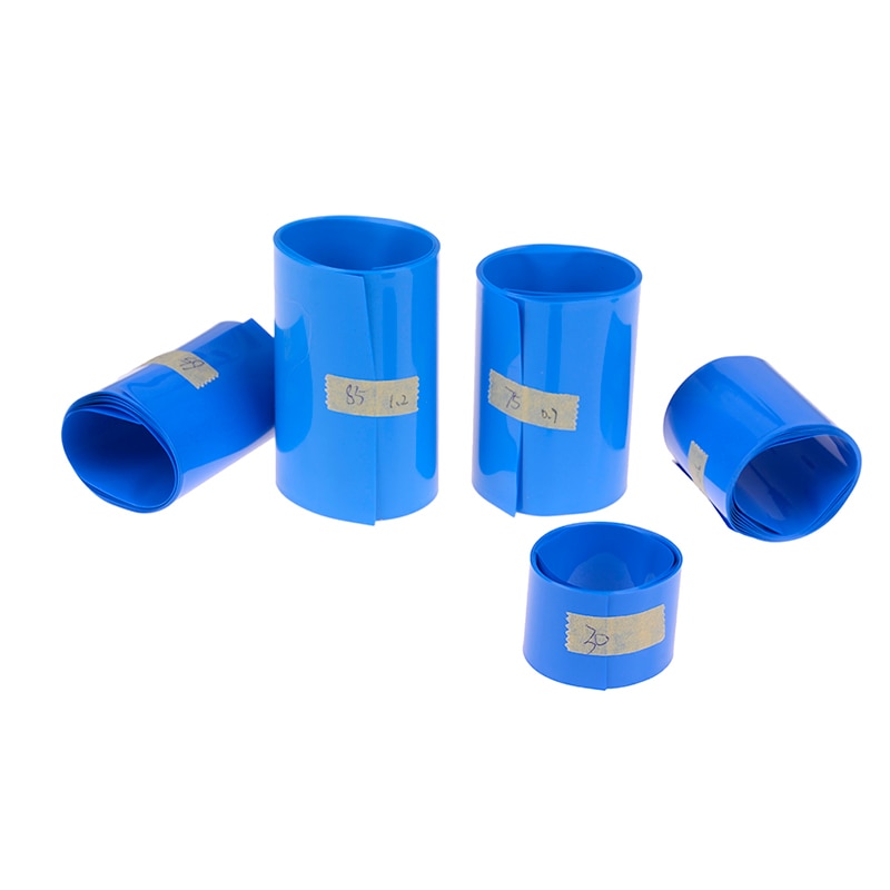 1M PVC cinta retráctil 30-85mm 18650 batería de litio Tubo termorretráctil Li-ion CUBIERTA Cubierta fundas de piel Accesorios