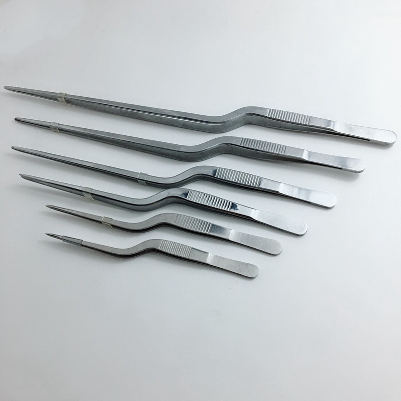 1Pcs 20/23/26/30Cm Keuken Tweezer Bbq Eten Tweezer Clip Mini Chief Tang Roestvrij staal Draagbare Voor Picknick Barbecue Koken