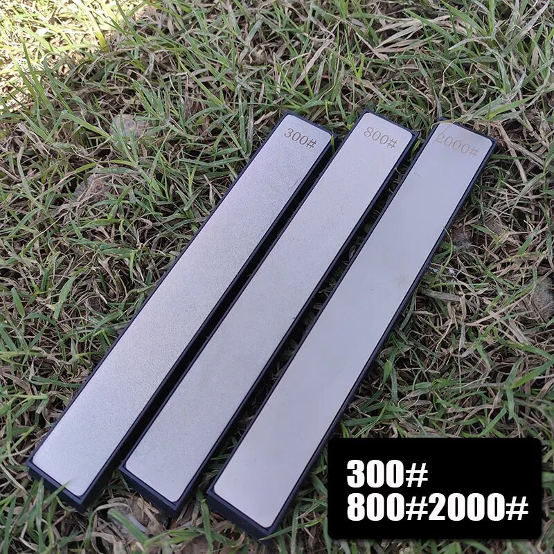 [3PCs] Diamond Stones Grinding Blade Multi-Purpose Outdoor Sharpener Fixed Angle Sharpener Dedicated to Making Correction Stones