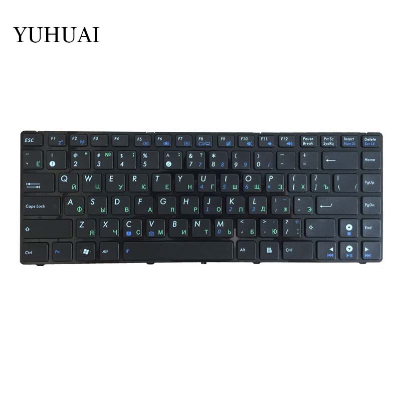 Russische Tastatur für ASUS N82 N82J N82JQ N82JG N82JV K42 A42F X44H X43 A42 A42D A42J K42D K42J A42J K42F u32 U35 U41 RU Schwarz