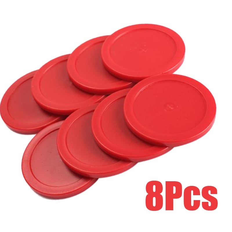 thumbnail image 2 of 8Pcs Air Hockey Replacement Pucks 2.5inch Plastic Round Air Ice Hockey Pucks Heavy Hockey Tables Pucks Easy To Use 2 of 12