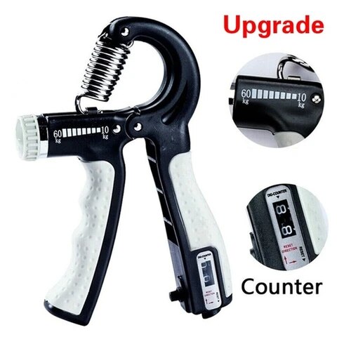 Fitness Grip Equipment Forearm Exerciser Training Gripper: black