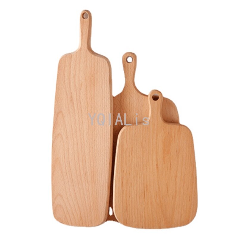 Natural 7 Size Models Wooden Food Tray Plate Sushi Pizza Plates Baking When High Pizza Plate Restaurant Home Tools Serving Plate