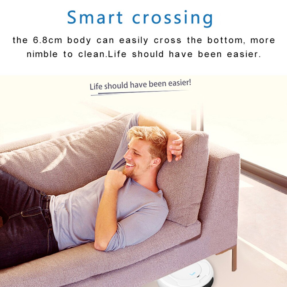 Smart Robot Vacuum Cleaner Multifunctional 1200Pa 3-In-1 Auto Rechargeable Floor Sweeping Robot Dry Wet Vacuum Cleaner Machine