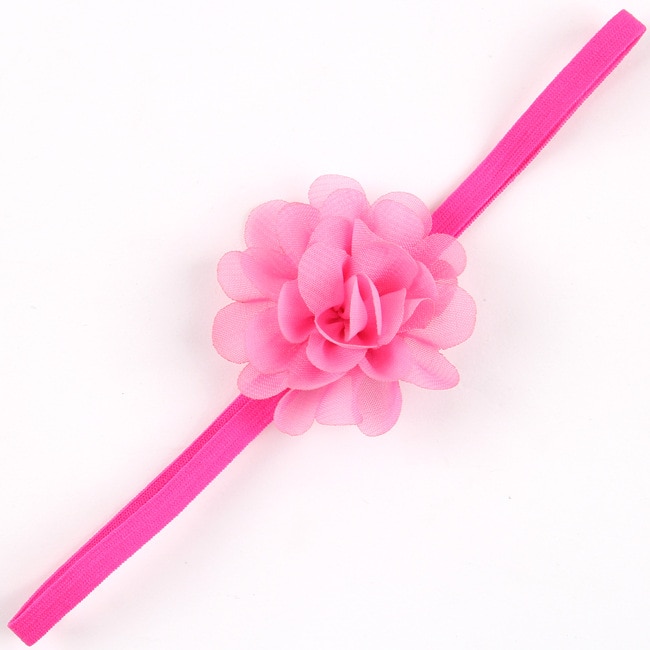 1 Piece MAYA STEPAN Children Headdress Chiffon Flower Hairband Baby Newborn Girls Hair Rope Headband Headwear Headwrap