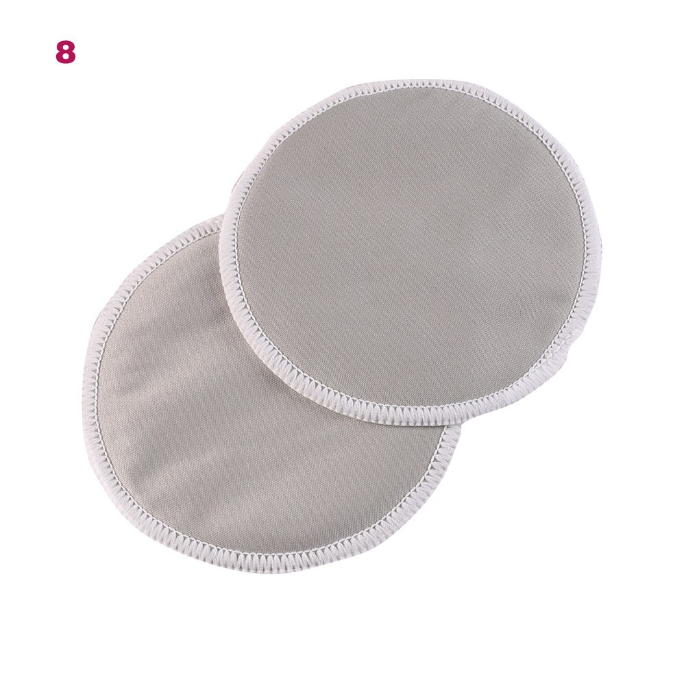 10 Stuks Mom Bamboe Borst Verpleging Pad Waterdicht Wasbare Feeding Herbruikbare 3 Lagen Dikke Pads Yjs: 8