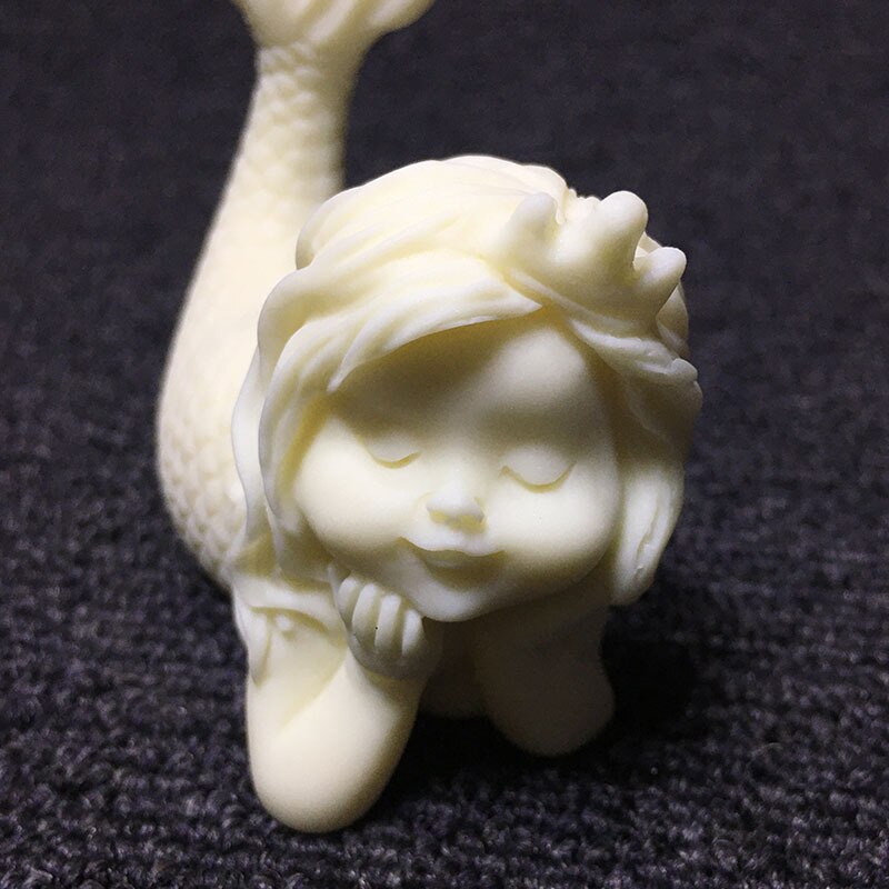 mermaid sculpture statue， Modern art sculpture European style home living room bedroom Cute decorative statue