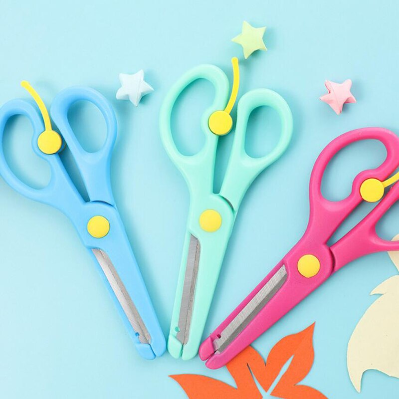 de lindo Mini estudiante de escuela tijeras con dibujos ABS tijeras para cortar papel comprar 2 uds enviar