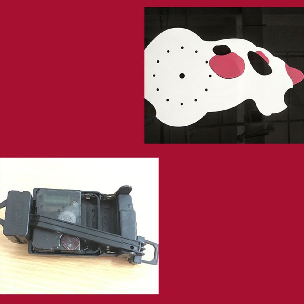 Home Decoratie Woonkamer Kwispelende Staart Kat Creatieve Wandklok Acryl Wandklok Moderne Leuke Kat Klok Bewegen Stilte