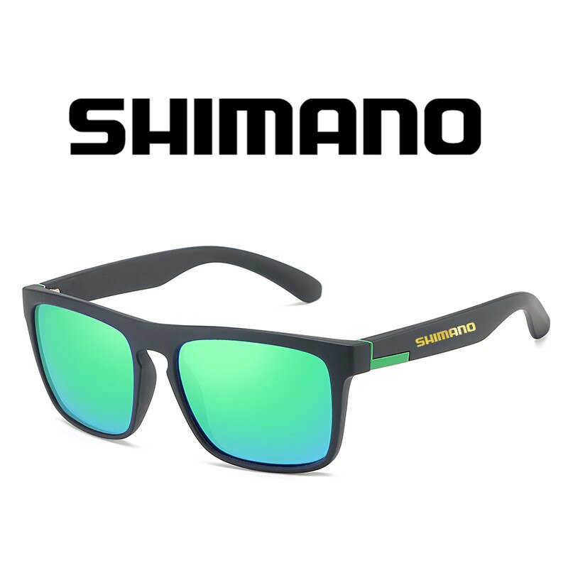 SHIMANO – lunettes de soleil polarisées Anti-ultraviolet pour homme, pour pêche en plein air, alpinisme, UV400, pour l'équitation et la conduite,