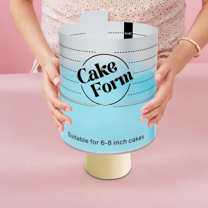 Einstellbare Runde Kuchen Ring bilden Versenkbare Fondant Werkzeuge Mousse Kuchen Ring Acryl Kreis Backen Ring Kuchen Werkzeuge
