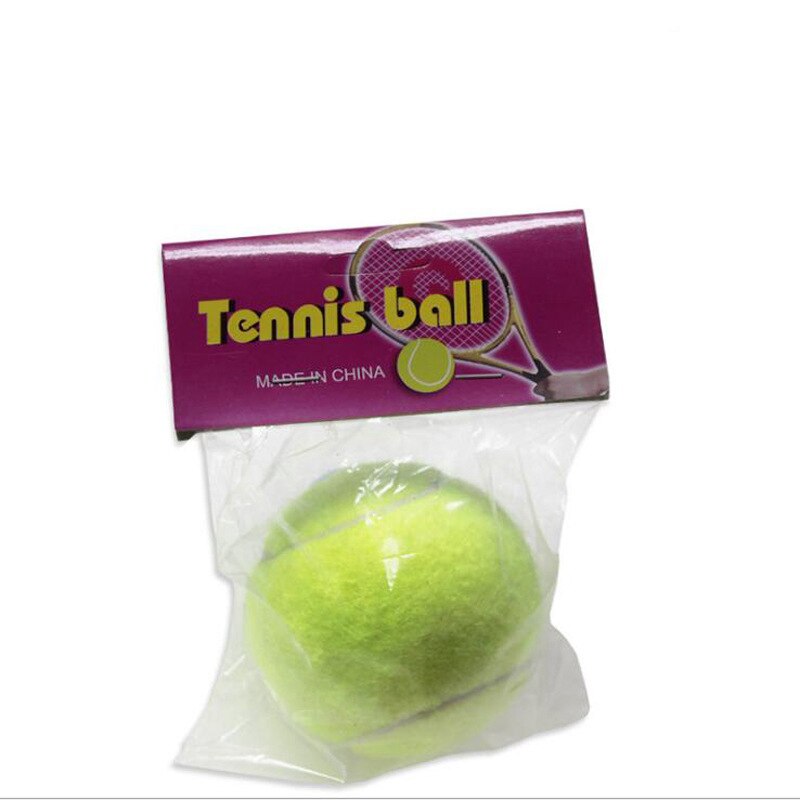 Tennis rebound practice ball sports competition outdoor entertainment beach cricket elastic rope rubber ball tennis: Default Title