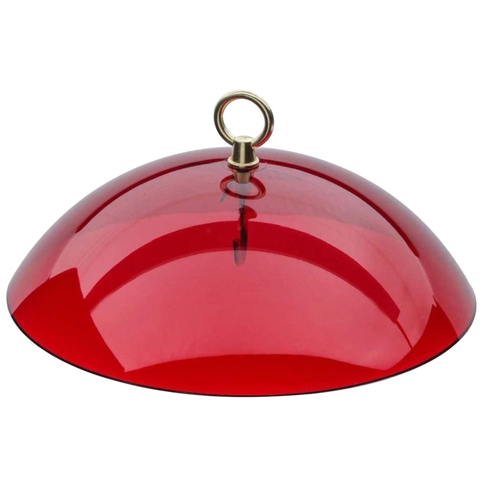 Bird Feeder Anti-Squirrel Bird Feeders Protective Cover, Dome Protective Dome, Rain Protective Cover For Hanging Bird Feeders: Red
