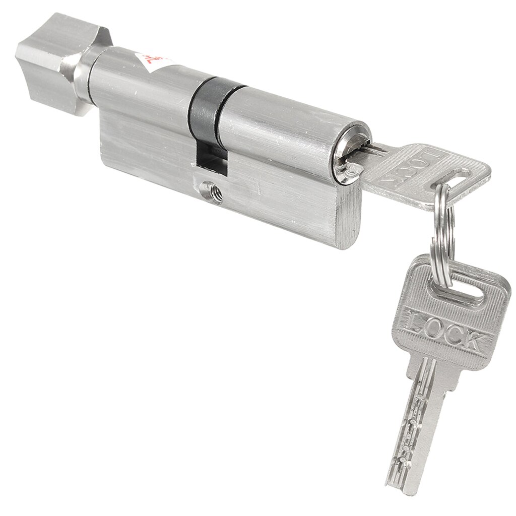 Thumb Turn Security Cylinder Lock Barrel With Keys For Garage /Sliding Door