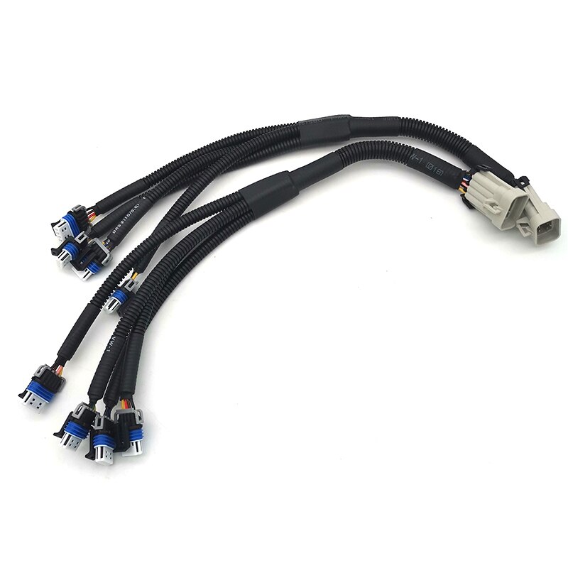 2pcs Ignition Coil Harness 12&quot; 4 Plugs Relocation For LS1 LS2 LS3 LS6 LQ4 LM7 LSX