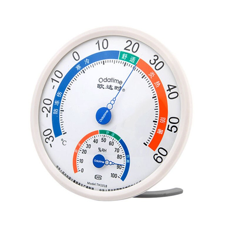8 Soorten Wandmontage Outdoor Indoor Thermometer Room Window Hygrometer Mechanische Thermometers Ambiental Huishoudelijke Barometer: 101B White2