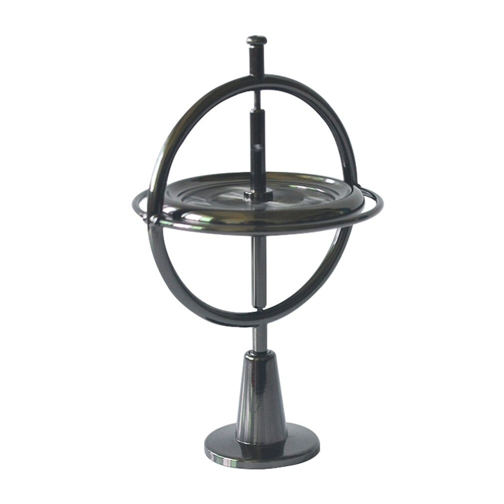 Giroscopio de Metal antigravedad para adultos, artefacto de descompresión, juguete de enseñanza, equilibrio de rotación, tecnología negra, giroscopio mecánico