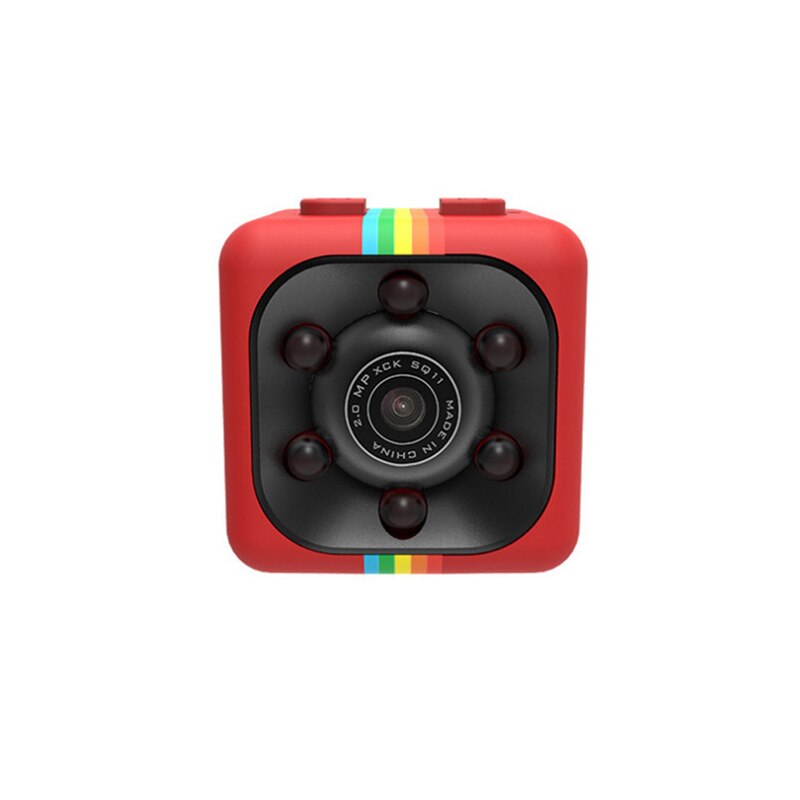Mörkerseende kamera mini full  hd 1080p mini kamera sport dv video liten kamera  mc47002: Röd / Med 128gb
