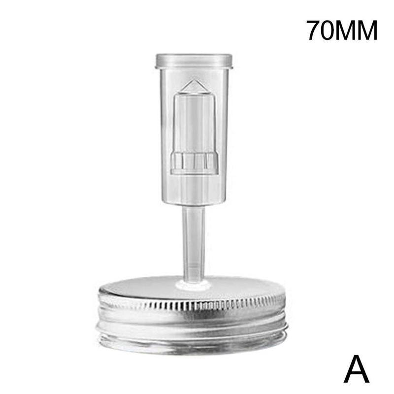 Household Wide Mouth Mason Jar Set With Fermentation Lid Airlock High Kitchen Supplies: 70mm