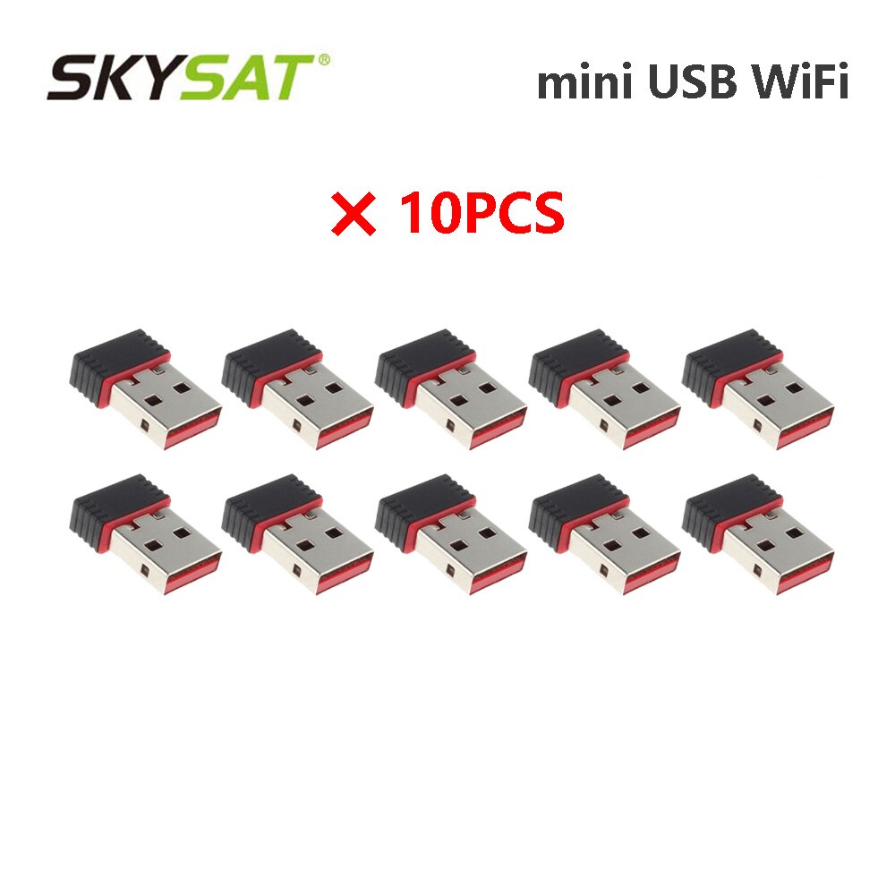 [10 STUKS] Mini USB WiFi Aaanpasstuk Ralink RT5370 chip 150Mbps IEEE 802.11b/g/n standaard USB2.0 interface 5370 USB WiFi Dongle