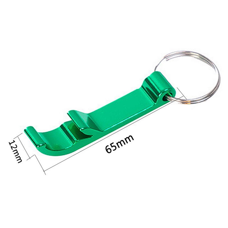 4 en 1, abridor de jarra con tapa, tapón de rosca, abridor de botellas, abridor Manual antideslizante, tapón giratorio, abridor de botellas, dispositivo de cocina: 65x12mm green