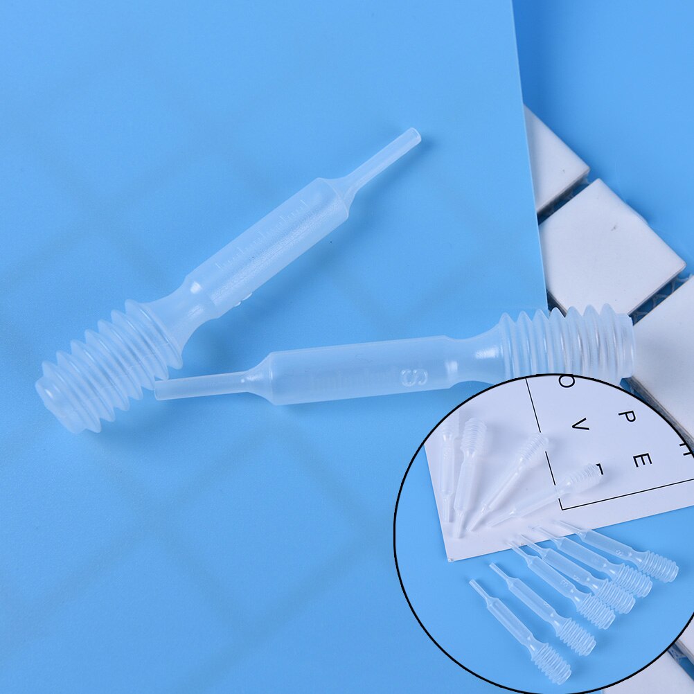 10 stks Parfum Druppelaar 5 ml Transparante Pipetten Wegwerp Veilig Plastic Pipet Transfer Meetpipetten Lab Supplies