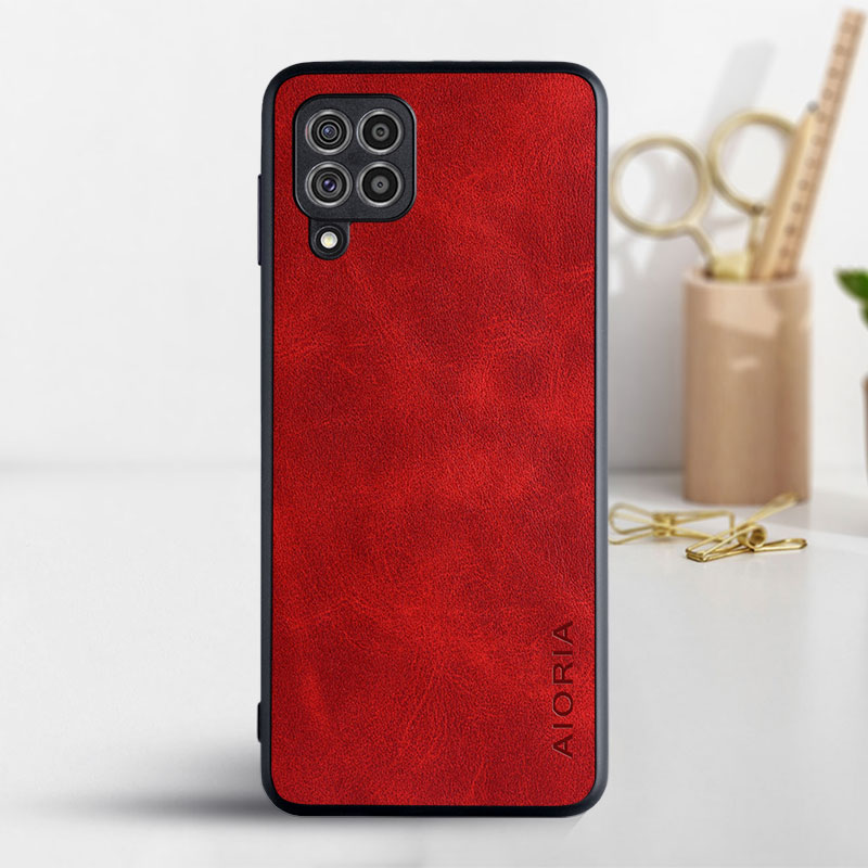 Handyhülle für samsung Galaxis  m32 4g , luxuriöse Jahrgang-lederhülle für samsung Galaxis  m32 4g, Fall funda capa: verrotten