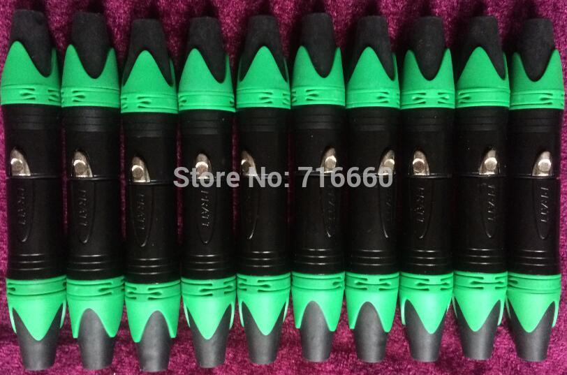 20 stk/parti  (10pc han +10pc hun) neutrik stil 3- ben kanon xlr stik, let til lodning