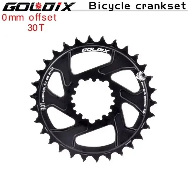 Mountainbike Kettingblad - Direct Mount 3°/6° Offset - 30T-38T Wide Narrow - voor SRAM NX XX XO Eagle: Lichtgeel