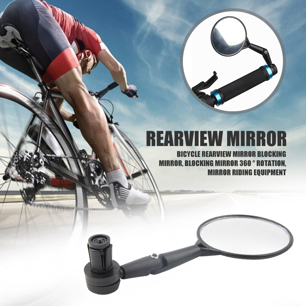 , 1 unidad, espejos de manillar de bicicleta, espejos retrovisores duraderos giratorios 360 para bicicleta, accesorios para equipos de ciclismo
