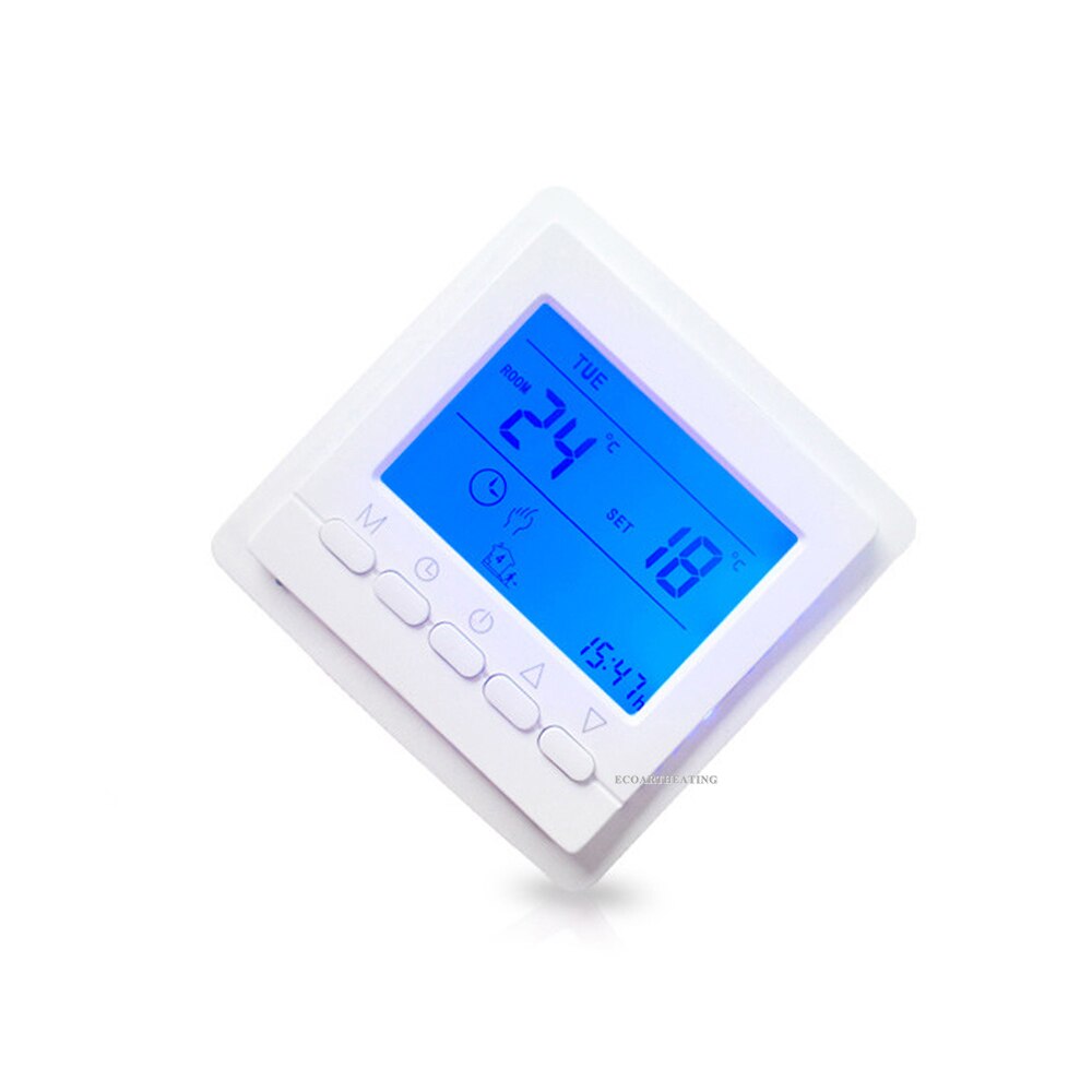 16A 200-240V Digital Electronic Room Thermostat Weekly Programmable Controller