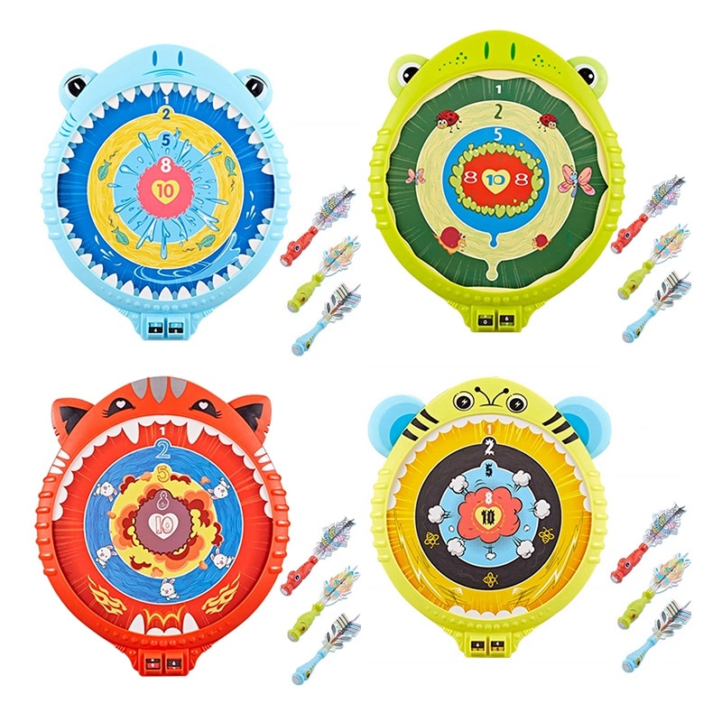 Diana para dardos magnética para niños, juego de Diana con único de dibujos animados para actividades al aire libre