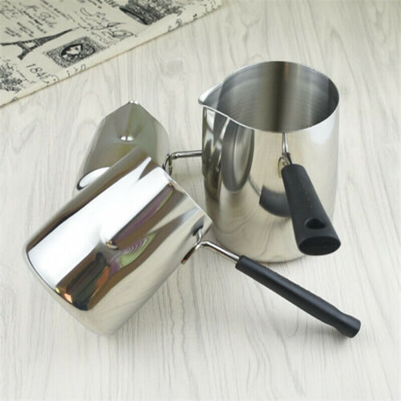 Bakeliet Handvat Wax Smeltkroes Diy Kaars Zeep Smelt Pot Geurende Wax Smelt Metalen Koffie Toroid Pitcher Latte Melk Opschuimen jug