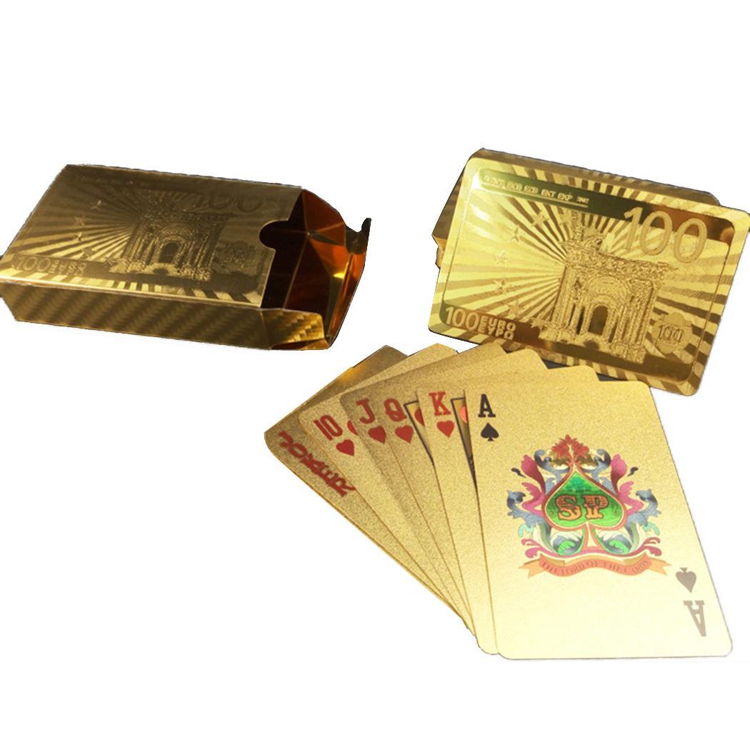Playing Cards Gold foil Durable Poker Cards Deck of Cards: type 7