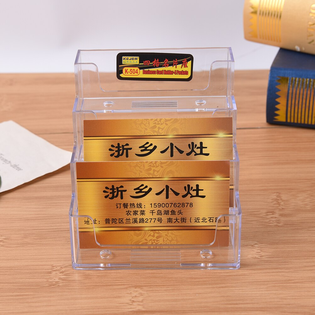 Support Pour Cartes à Collectionner En Acrylique Transparent – Présentoir Bureau 20x16x6 Cm – Pour Cartes De Sport, Jeux