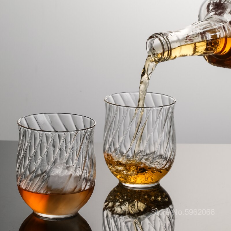 Nordeuropa Licht Luxus Scotch Whiskey Schwenker anmutig Tulpe Copita Nase Glas Becher Whiskey Brandy XO Wein Verkostung Tasse