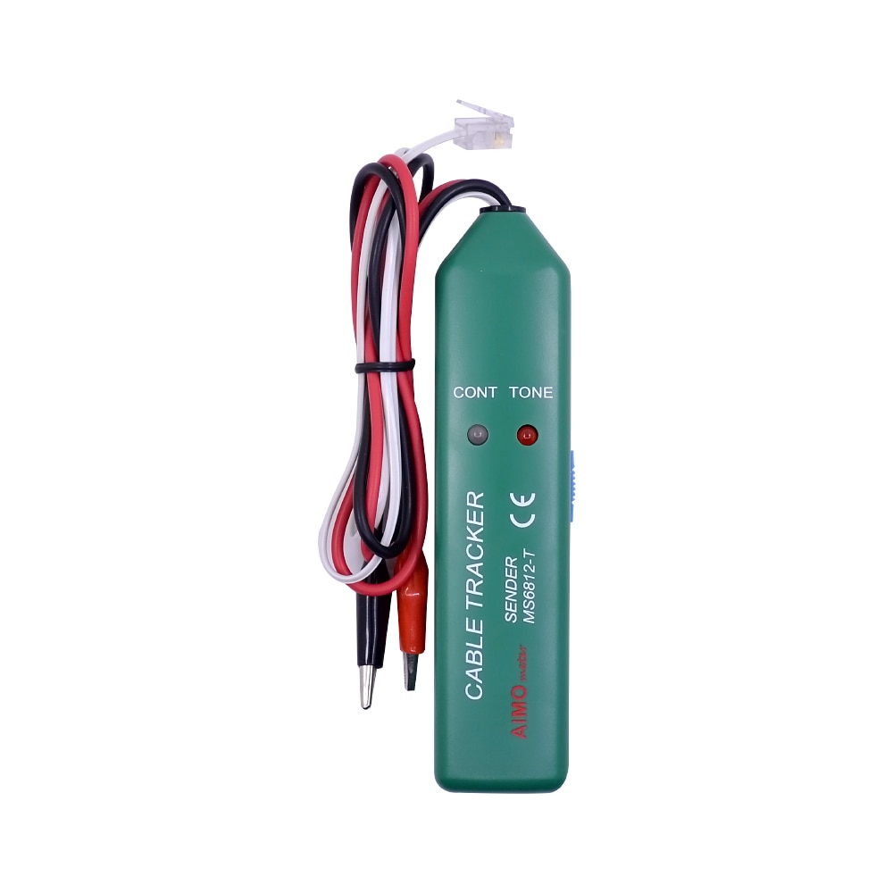 CHIPAL AIMO MS6812 LAN Network Cable Tester for UTP STP Cat5 Cat6 Telephone Phone Wire Tracker Tracer Line Finder