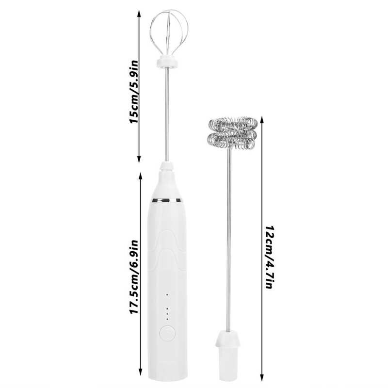 USB elektryczny spieniacz mleka 3 prędkości spieniacz cappuccino ekspres ręczny trzepaczka robić jajek kawy czekolada mieszalnik