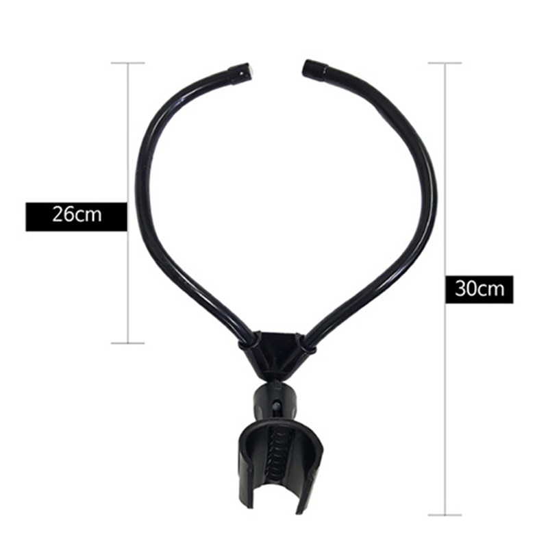 Neck Microphone Holder (Lock) Magic Tricks Adjustable Magia Holder Magician Stage Accessories Illusion Gimmick Fun