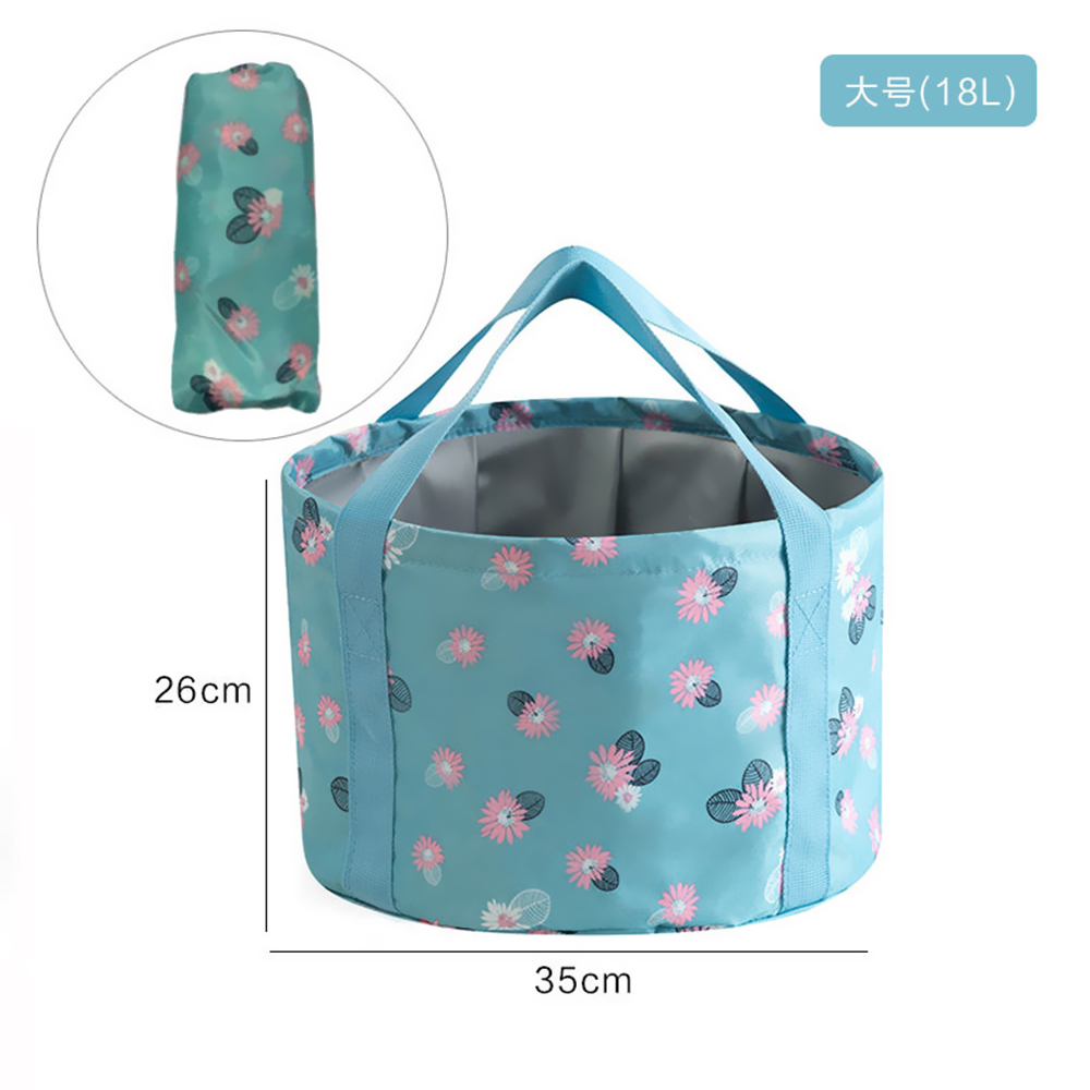 Ultralight Foldable 10L Portable Bucket Outdoor Wash Basin Folding Water Container Camping Picnic Wash Bucket: Type 6