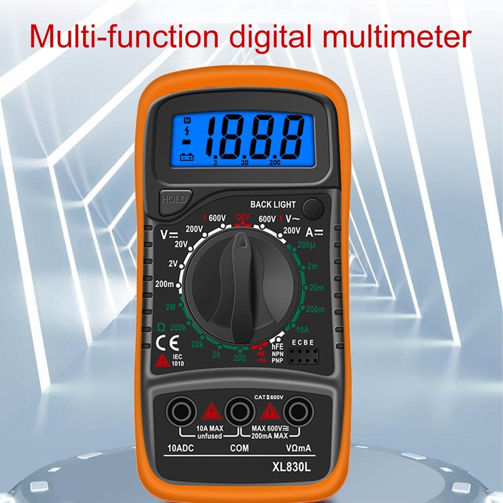 Digital Multimeter High-precision Digital Display Universal Meter Multi-function Resistance And Voltage Measuring Instrument