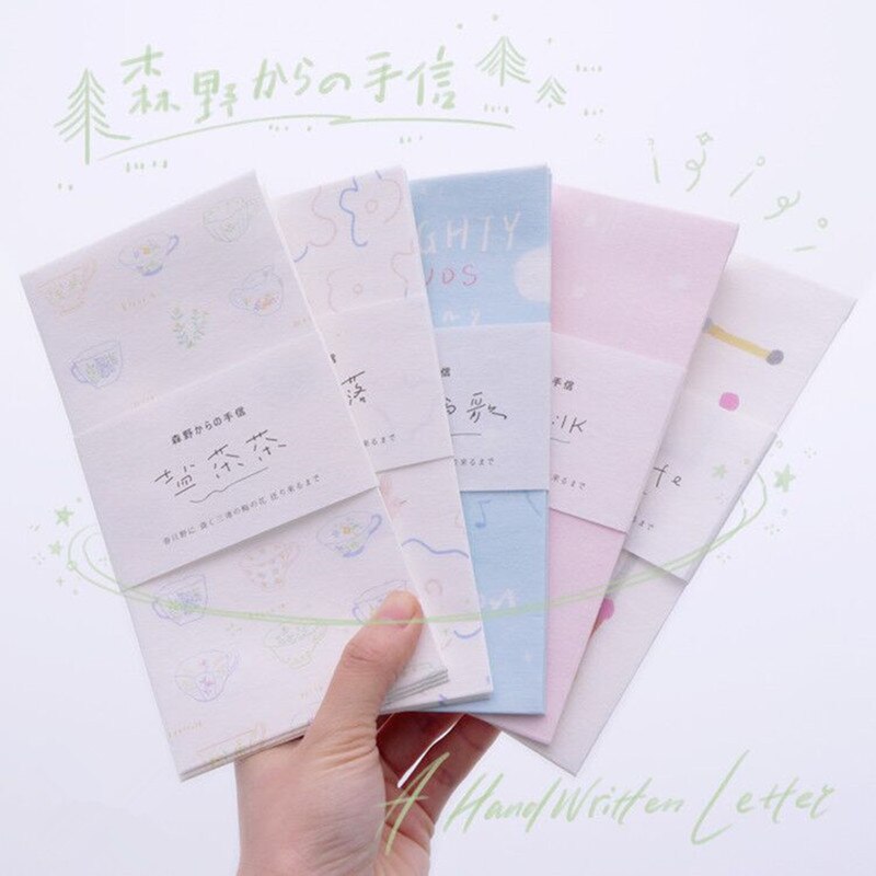 Morino's letter Envelope Letter Paper Set Message Blessing Love Letter Bullet Journaling Accessories Aesthetic Stationery