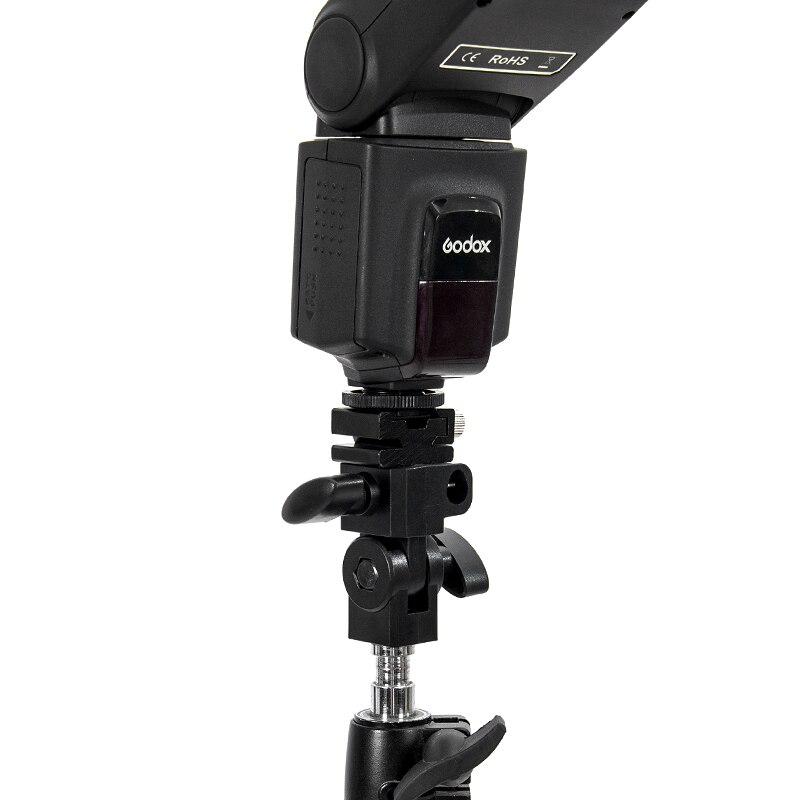 Godox E Speedlite Holder Reflector Umbrella Connector Shoe Light Socket Socket Lampholder with 1/4 hole