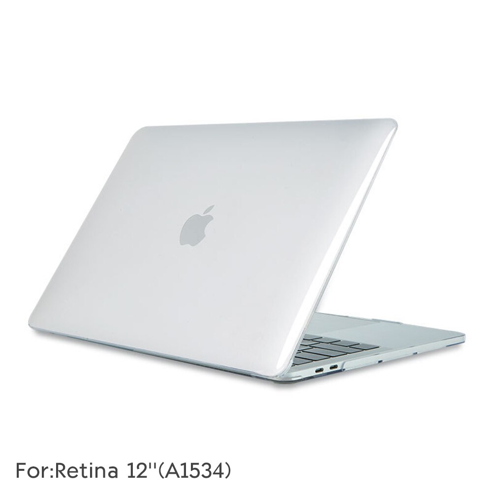Transparent PC Case For Macbook Pro Retina 13 15 Retina 12 Air 11 13 Shockproof Hard Plastic Protective Shell Cover For MacBook: For Retina 12