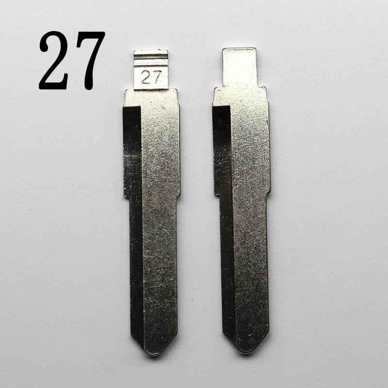 Remote Key Blade #4 #22 #25 #29 #39 #57 #69 #67 #62 Car key embryo Right Left Blade Car Key Embryo replacing the key head: 27